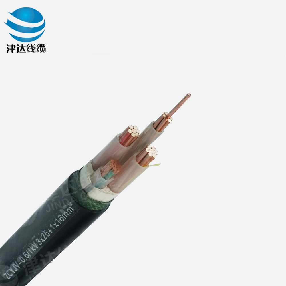 ZC-YJV3*25+1*16銅芯交聯(lián)聚乙烯絕緣聚氯乙烯護(hù)套阻燃C類電力電纜